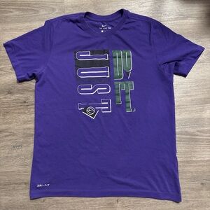 Nike Men's Purple Just Do It Tee